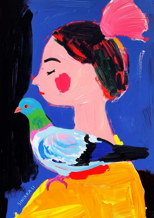 Pigeon Art Print 02
