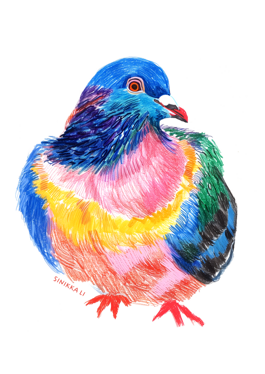 Pigeon Art Print 03