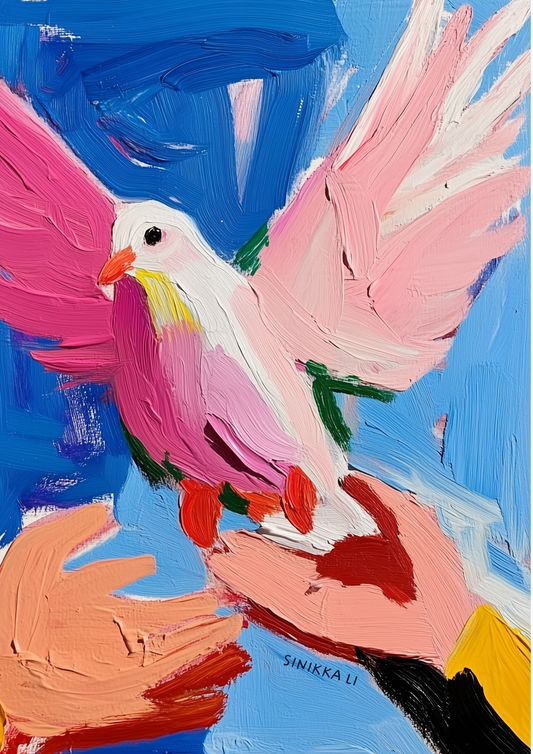 Pigeon Art Print 09